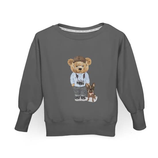 Свитшот женский Fluffy Puffy (S/M) Steve графит, Cebababy