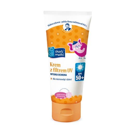 Крем с УФ-фильтром для немовлят і дітей SPF 50 75 мл, Skarb Matki