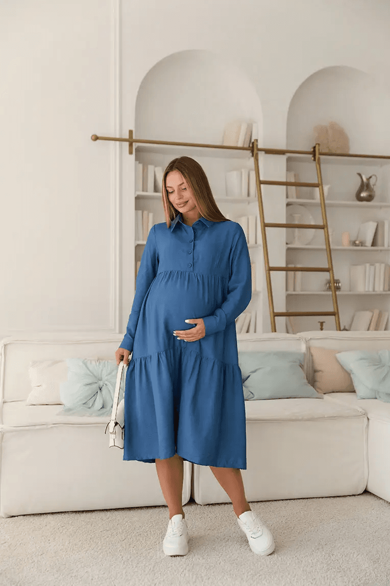 Сукня для вагітних та годуючих Marseille Джинсовий, Lullababe