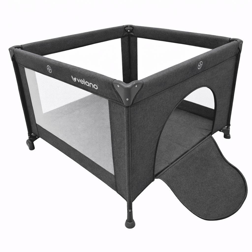 Манеж дитячий Cubo, dark grey, Velano