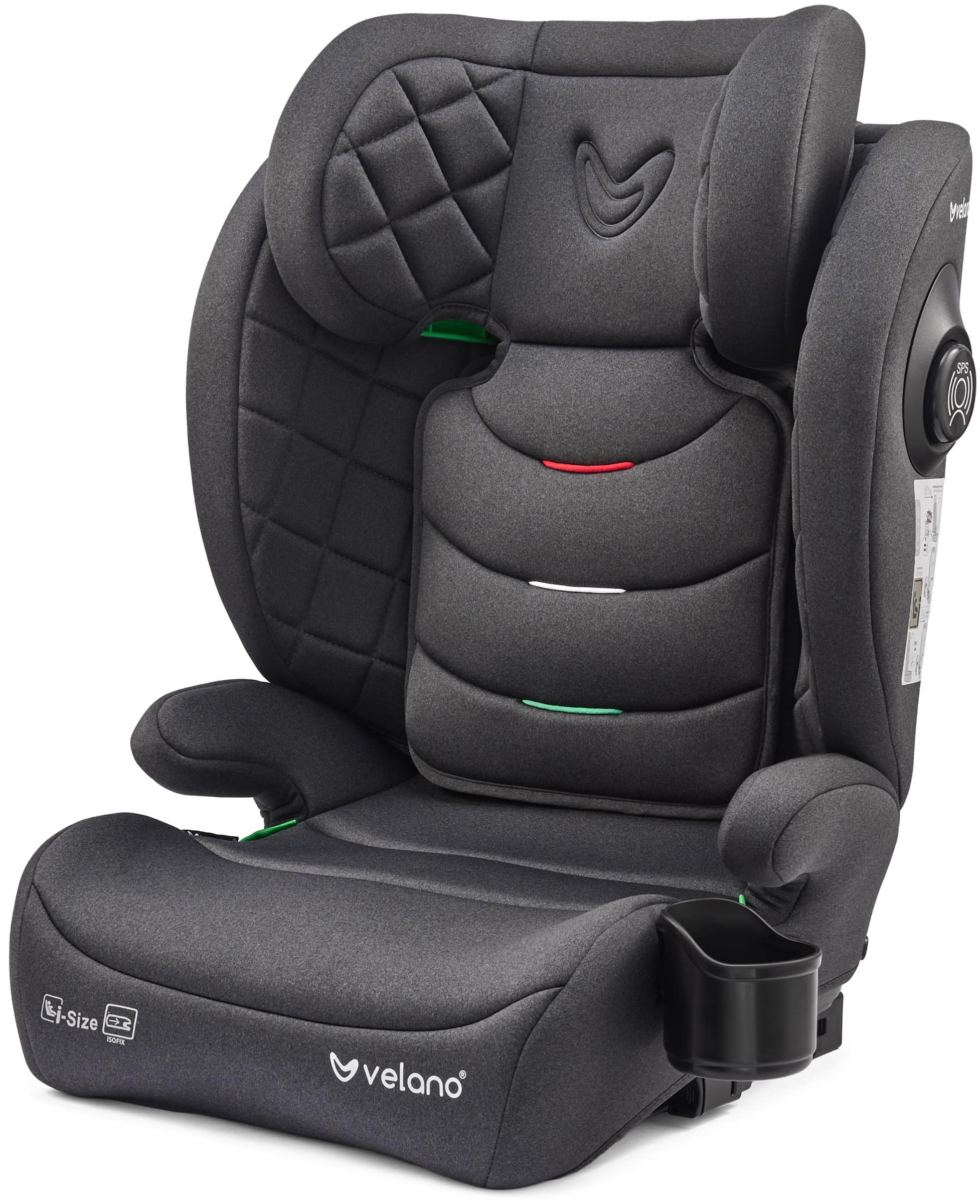 Автокрісло Forza i-Size 100–150 см, ISOFIX, grey, Velano