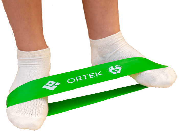 Фітнес гумка для тренування стоп Ortek 25 см