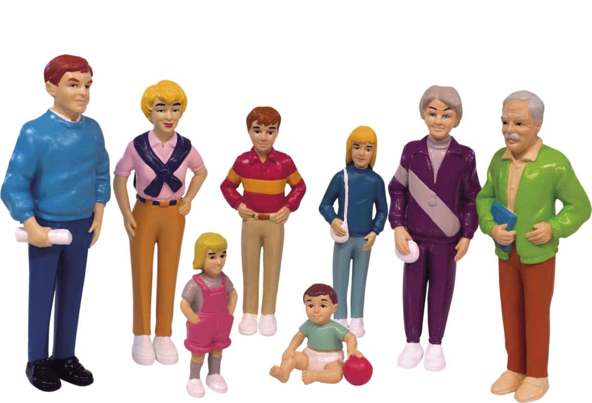 Набір фігурок Miniland Європейська сім'я (8 фігур), Miniland Educational