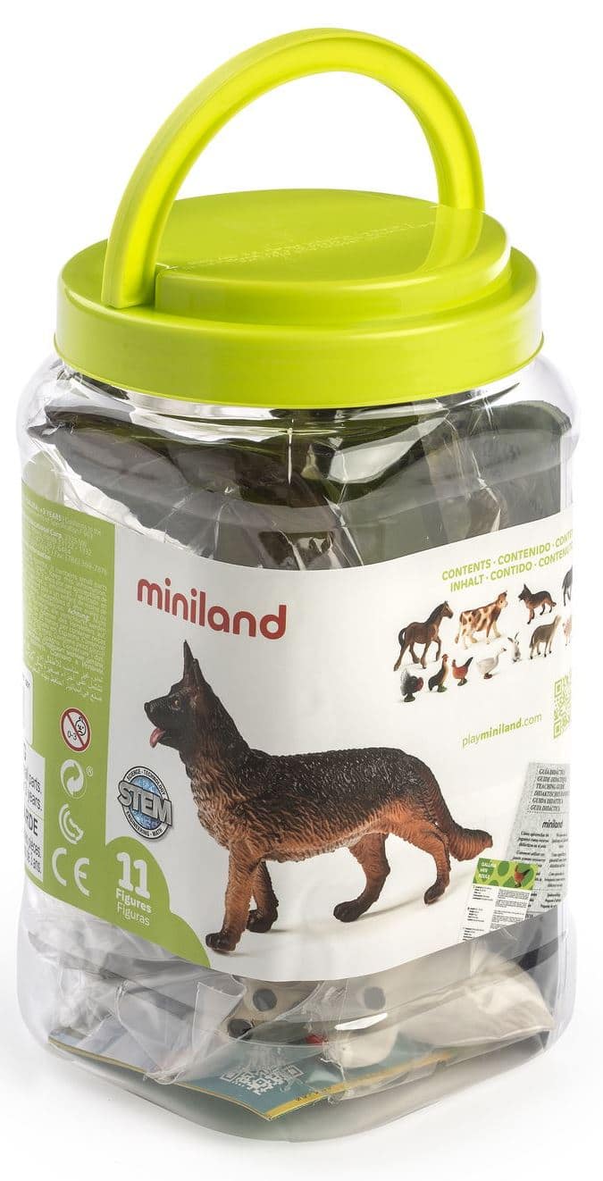 Фігурки тварин у наборі Miniland Farm Animals (11 фігурок), Miniland Educational
