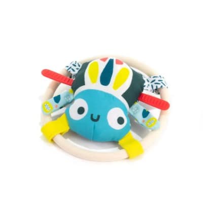 Іграшка-прорізувач з брязкальцем Miniland Spider rattle, Miniland Educational