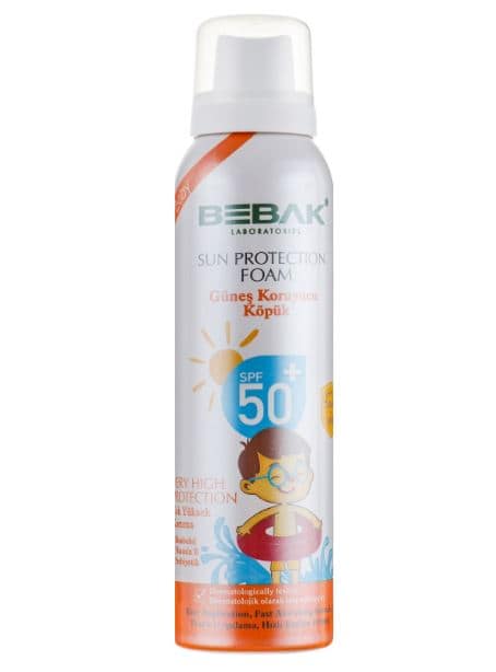 Сонцезахисна пінка для дітей SPF 50+ , 150 мл, BEBAK