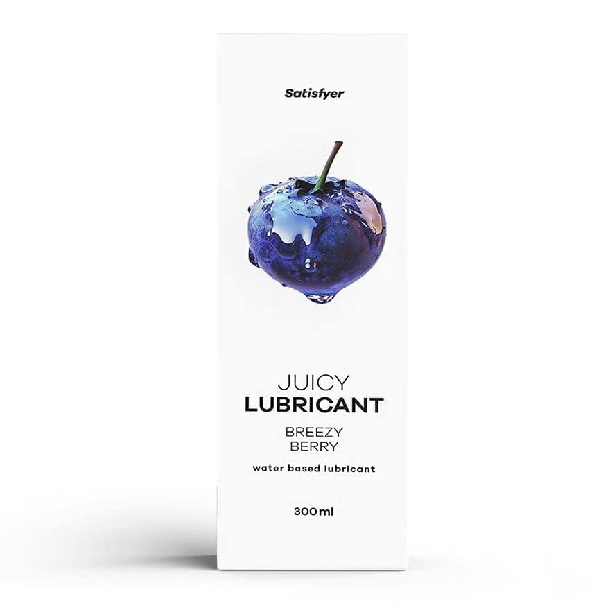 Лубрикант на водній основі Juicy Lubricant Breezy Berry water based 300 мл, Satisfyer