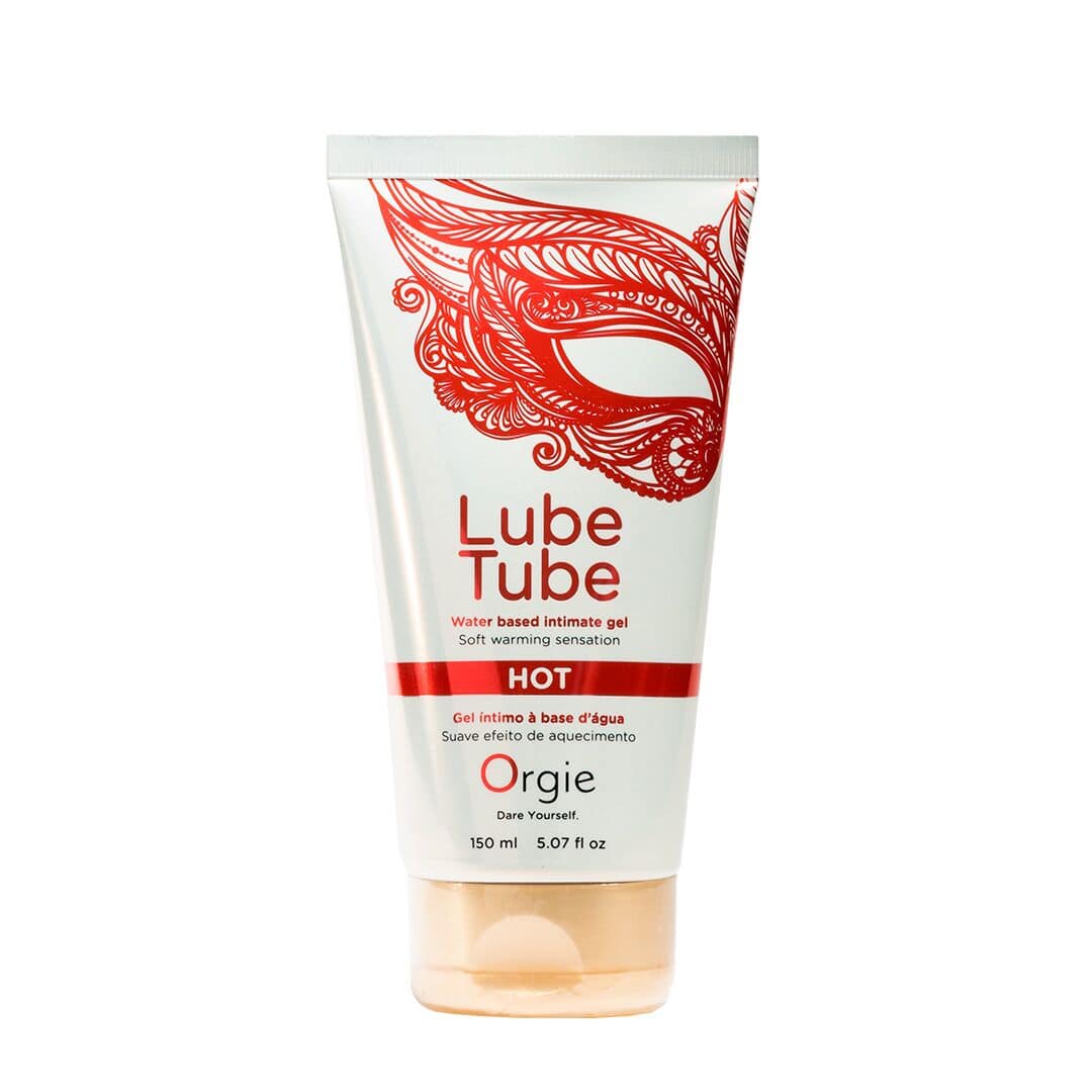 Лубрикант на водній основі Lube Tube Hot, 150 мл, із зігрівальним ефектом, без запаху, Orgie