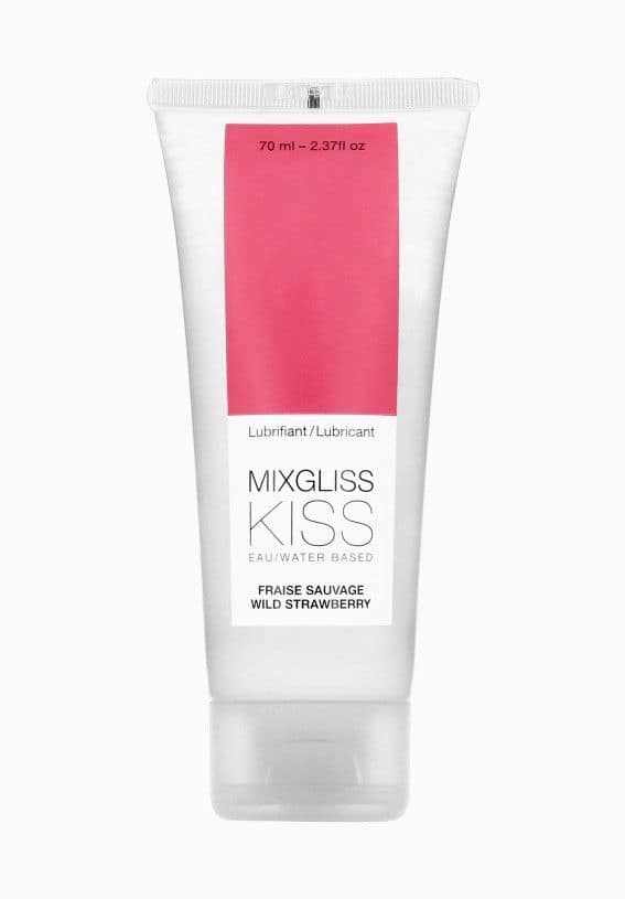 Лубрикант на водній основі KISS Wild Strawberry (70 мл) Дика Полуничка, MixGliss