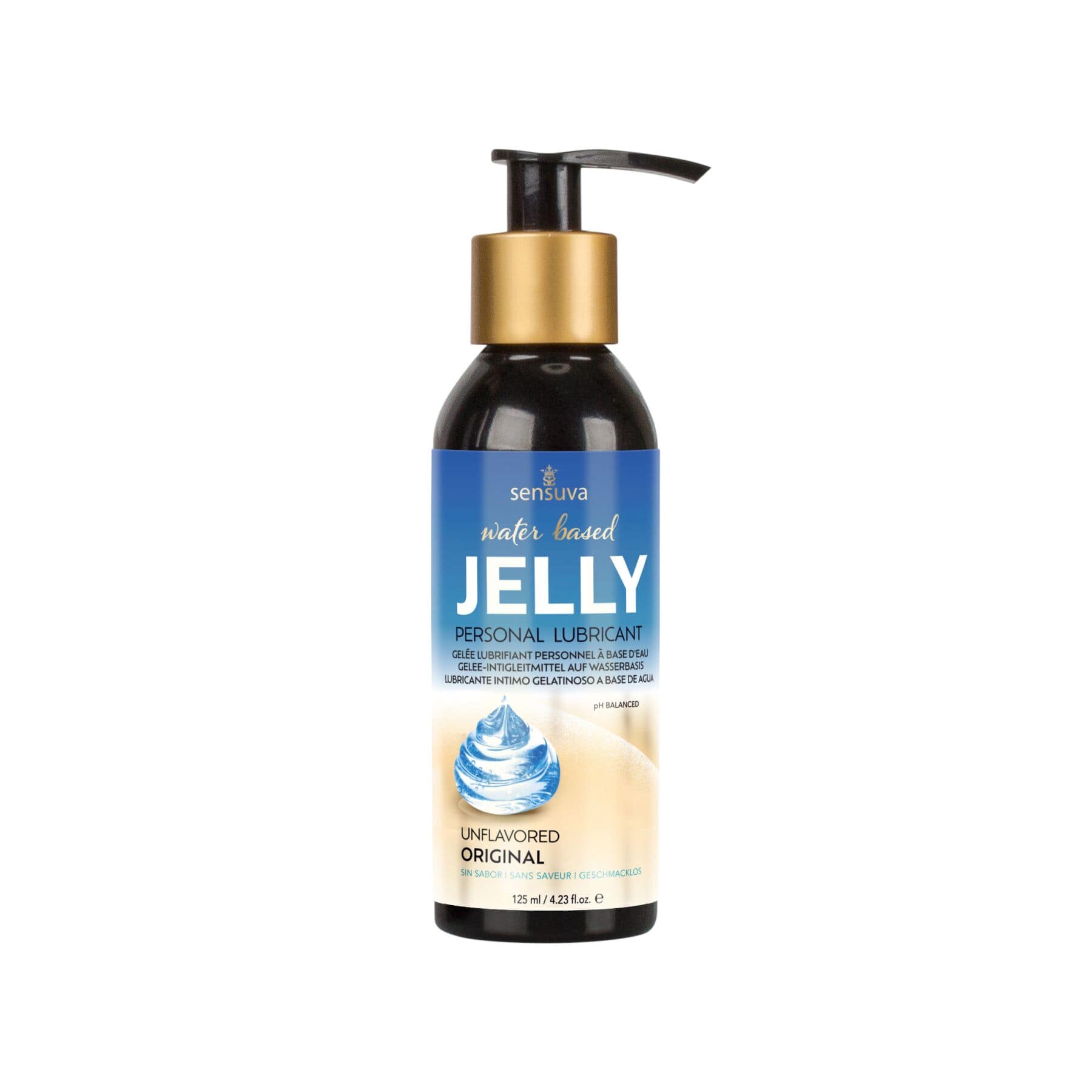 Змазка на водній основі Jelly Water-Based (125 мл), дуже густа, підходить для аналу, Sensuva