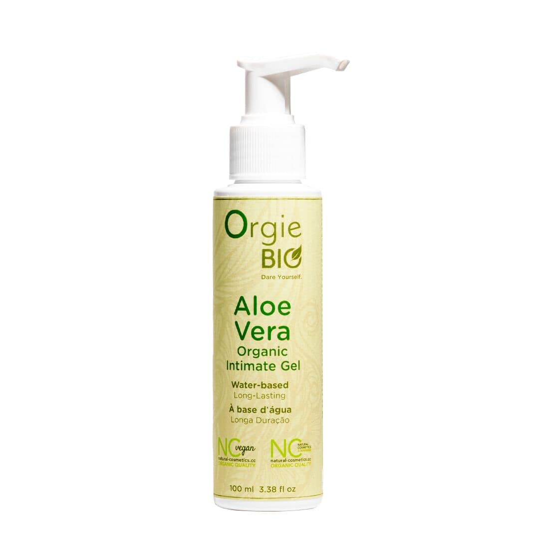 Лубрикант на водній основі – Bio Aloe Vera Intimate Gel (100 мл), екстракт алое вера, Orgie