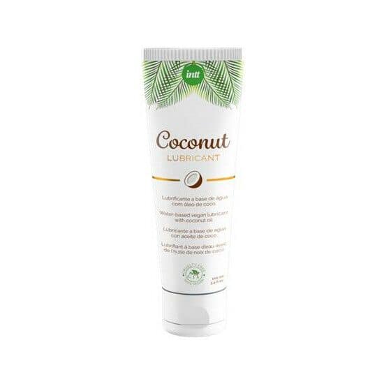 Доглядальний лубрикант Coconut з кокосовою олією на водній основі (100 мл), Intt