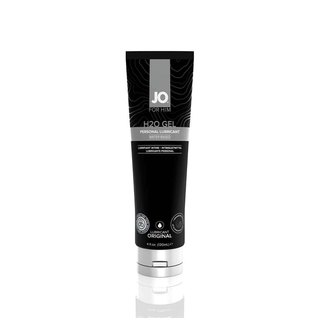 Густа змазка на водній основі H2O GEL — ORIGINAL (120 мл), рослинний гліцерин, JO