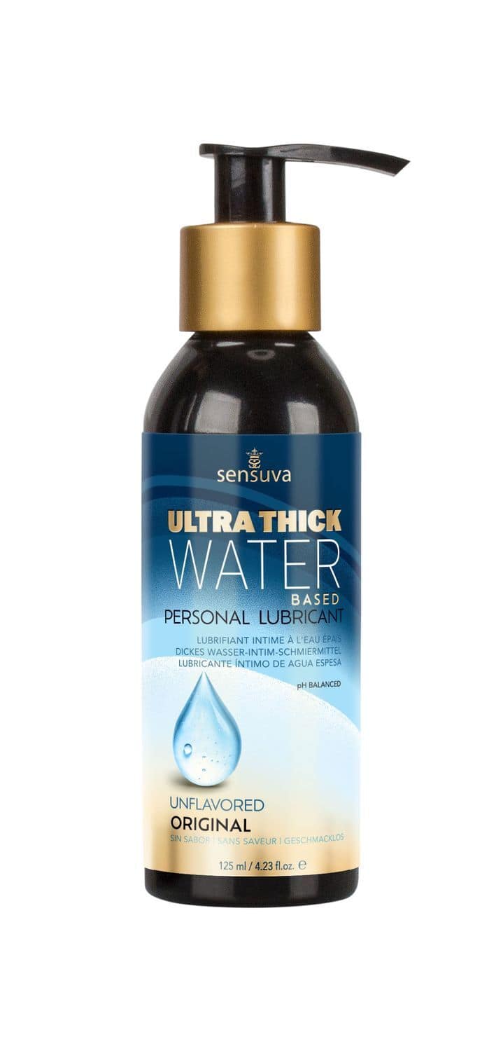 Густа змазка Ultra-Thick Water-Based (125 мл) на водній основі, без гліцерину та парабенів, Sensuva