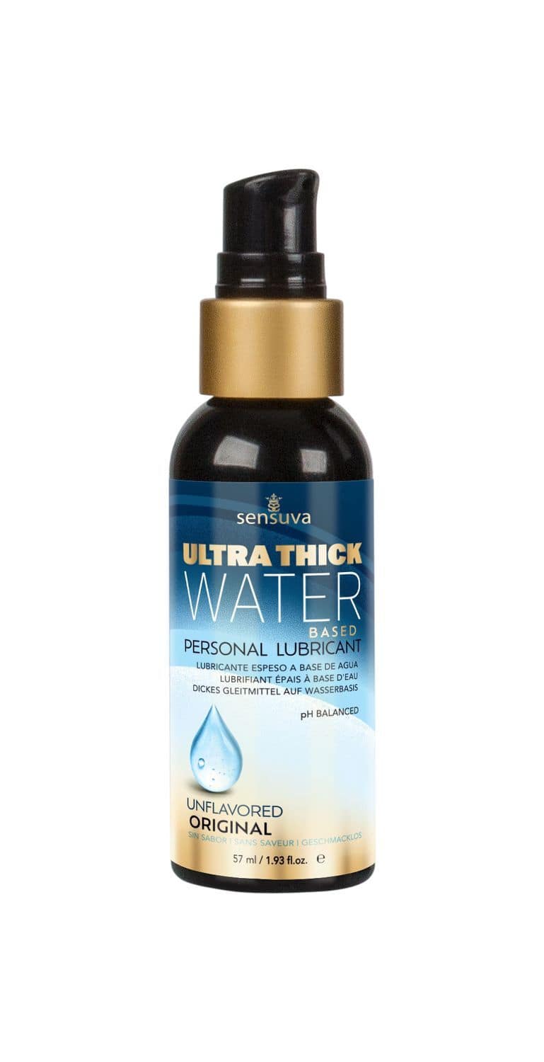 Густа змазка Ultra-Thick Water-Based (57 мл) на водній основі, без гліцерину та парабенів, Sensuva