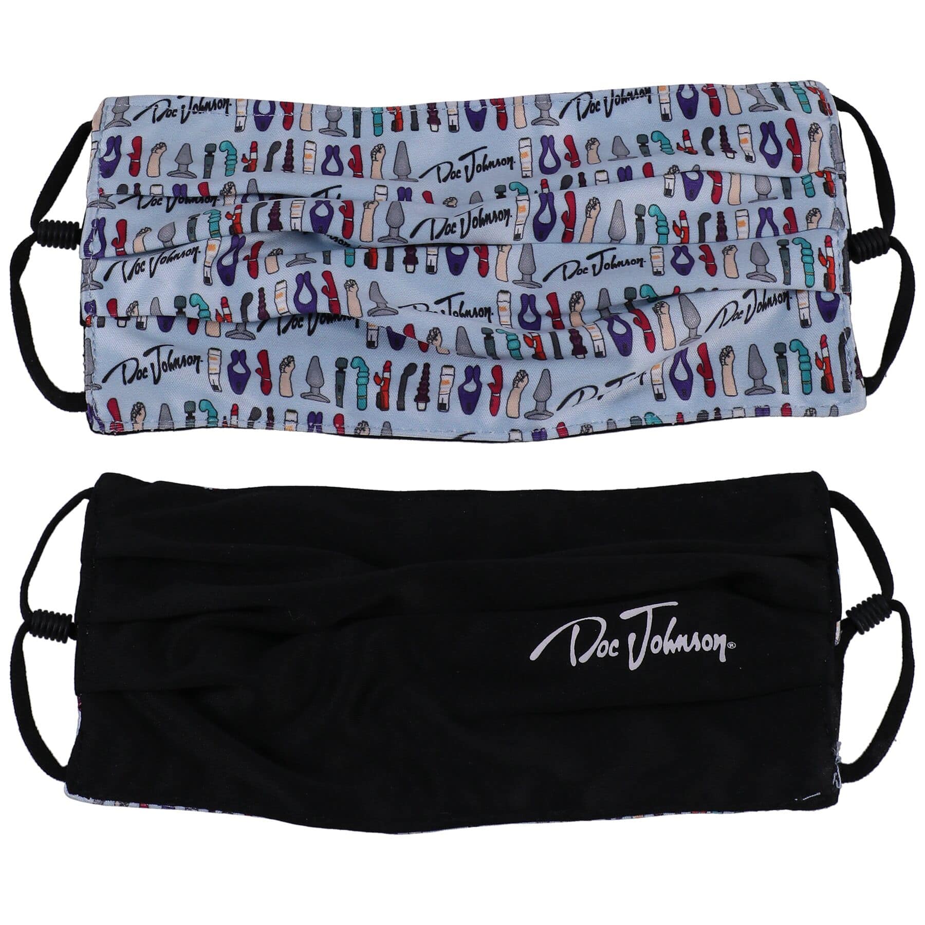 Двостороння маска DJ Reversible and Adjustable face mask, Doc Johnson
