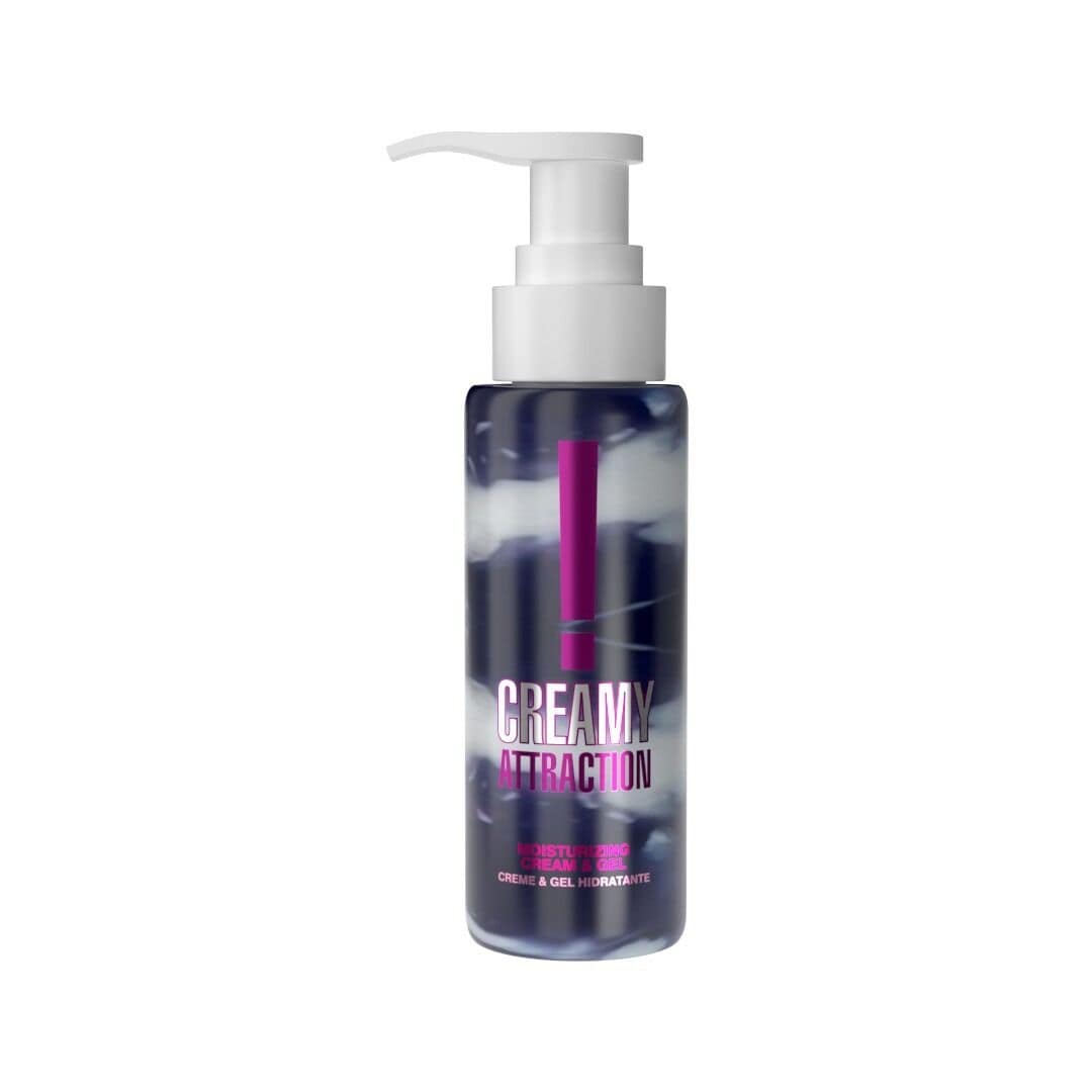 Зволожувальний крем-гель 2в1 Creamy Attraction Blackberry 100мл, смак ожини, унісекс, Intt