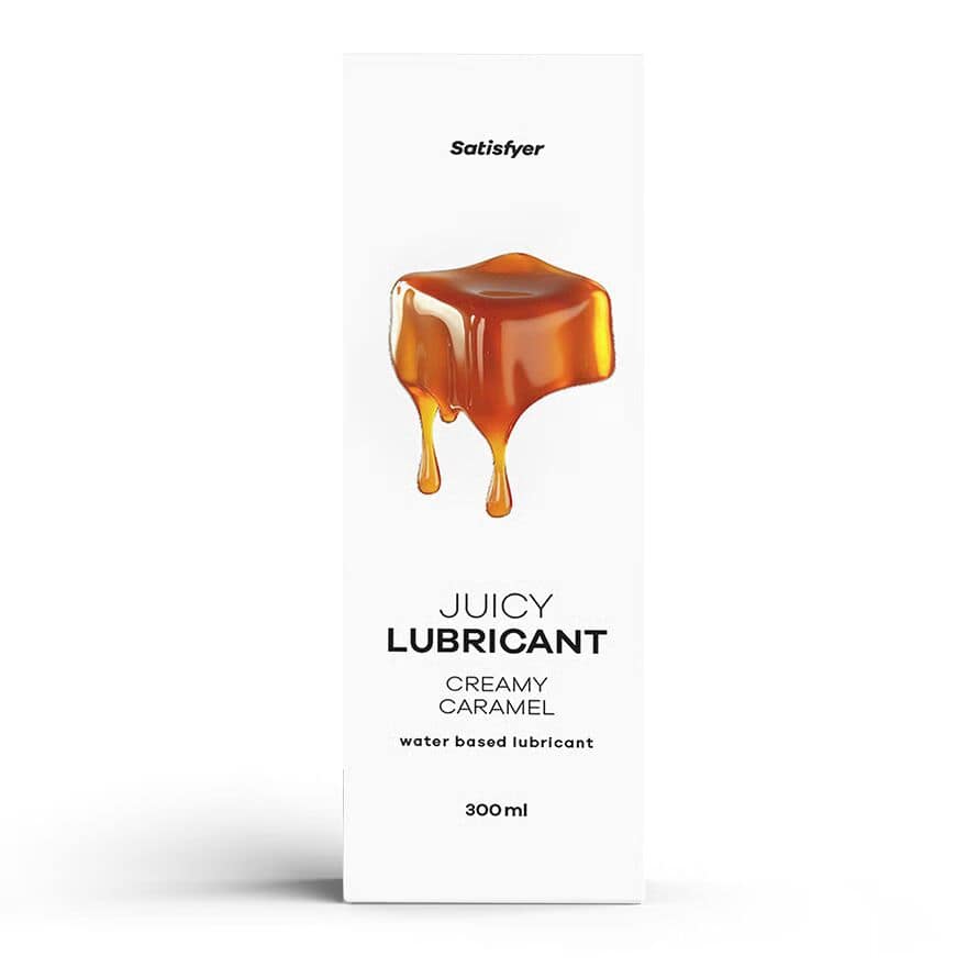 Лубрикант на водній основі Juicy Lubricant Creamy Caramel water based 300 мл, Satisfyer