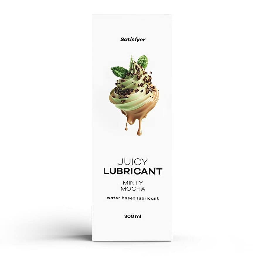 Лубрикант на водній основі Juicy Lubricant Minty Mocha water based 300 мл, Satisfyer