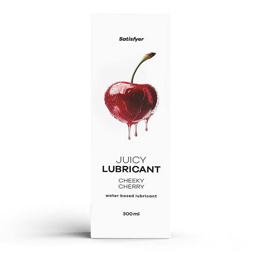 Лубрикант на водній основі Juicy Lubricant Cheeky Cherry water based 300 мл, Satisfyer