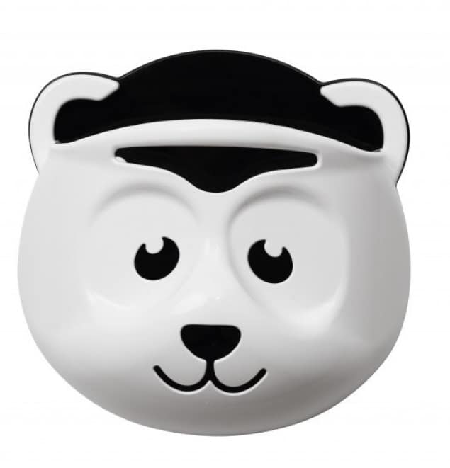 Кошик для іграшок Panda білий/чорний, Maltex