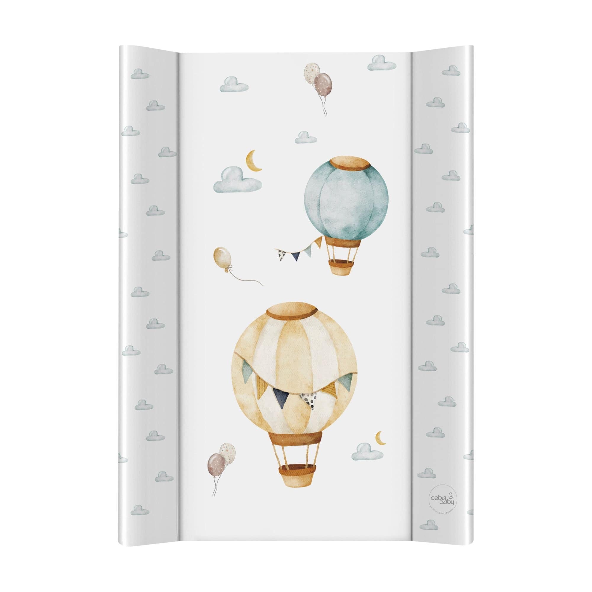 Пеленальная доска 50x70 Basic Balloons білий, Cebababy