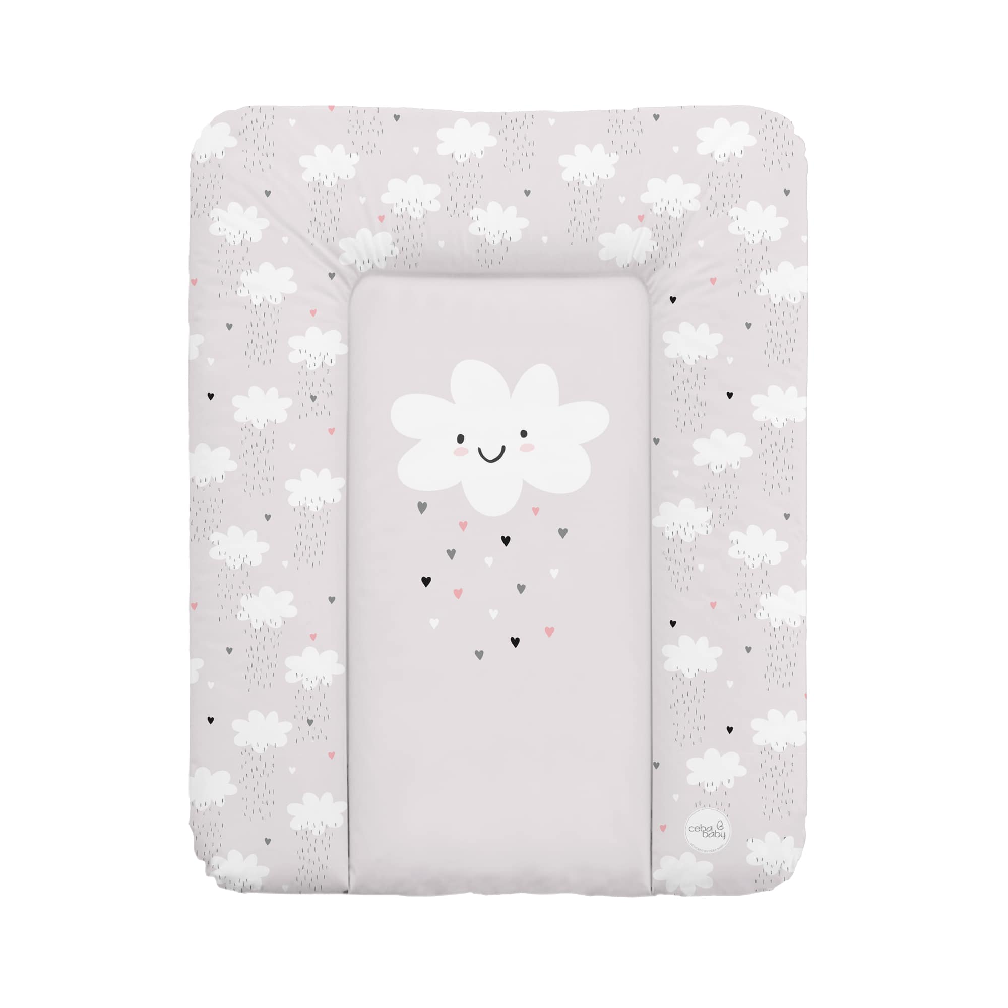 Пеленальный матрас 50x70 Comfort Cloud сірий, Cebababy