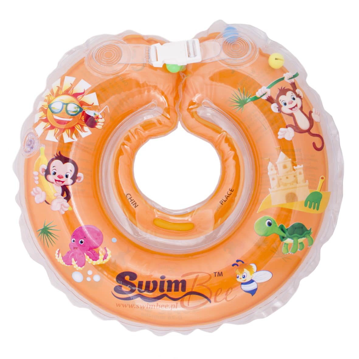 Дитячий круг для купания помаранчевий, SwimBee