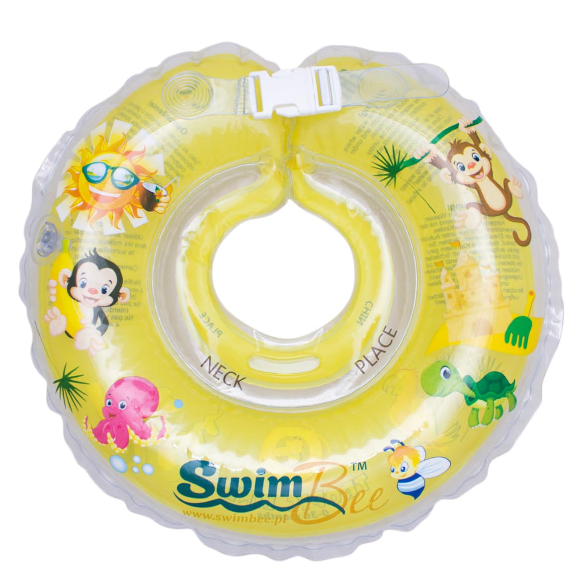Дитячий круг для купания жовтий, SwimBee