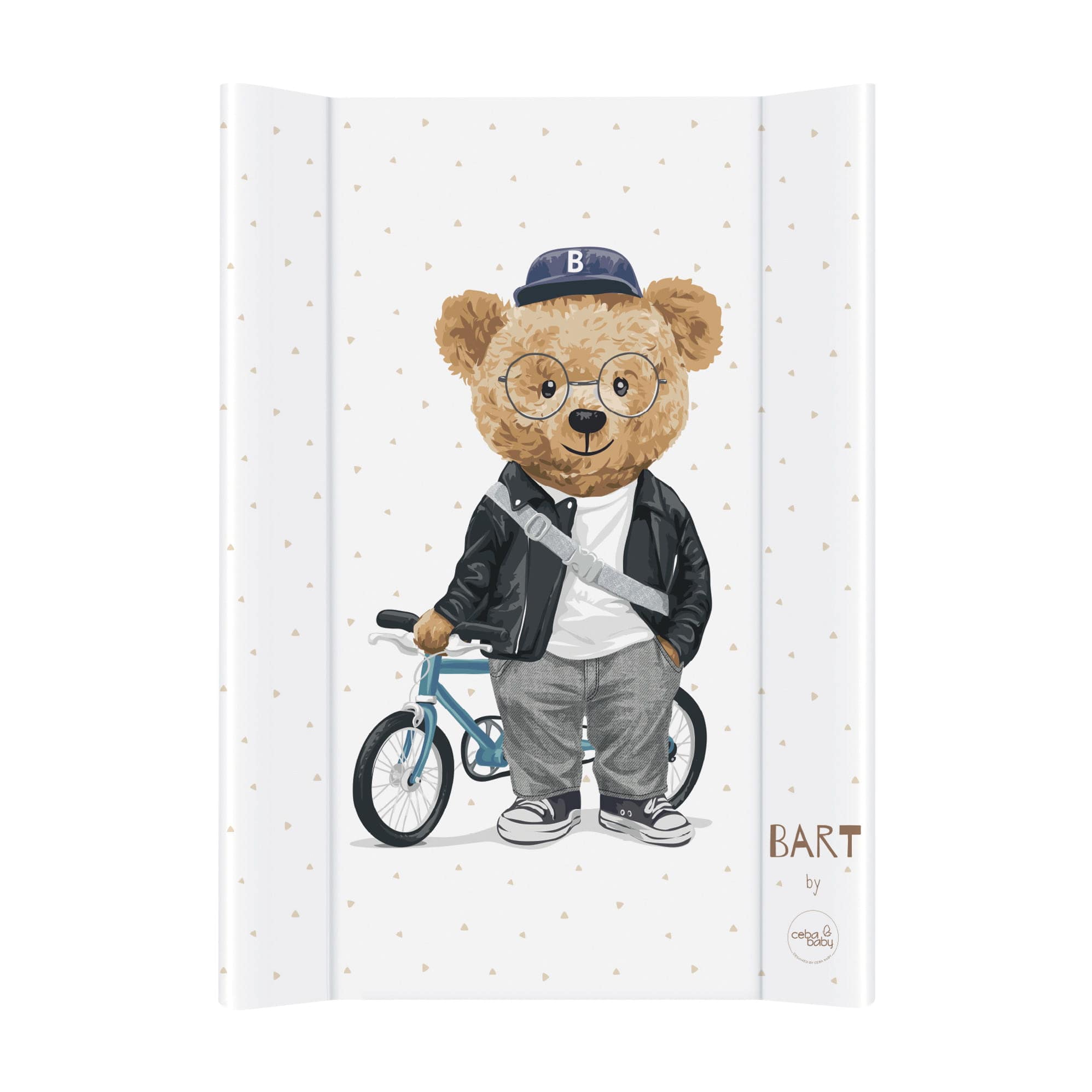 Пеленальная доска 50x70 Fluffy Puffy Bart хлопчик, Cebababy