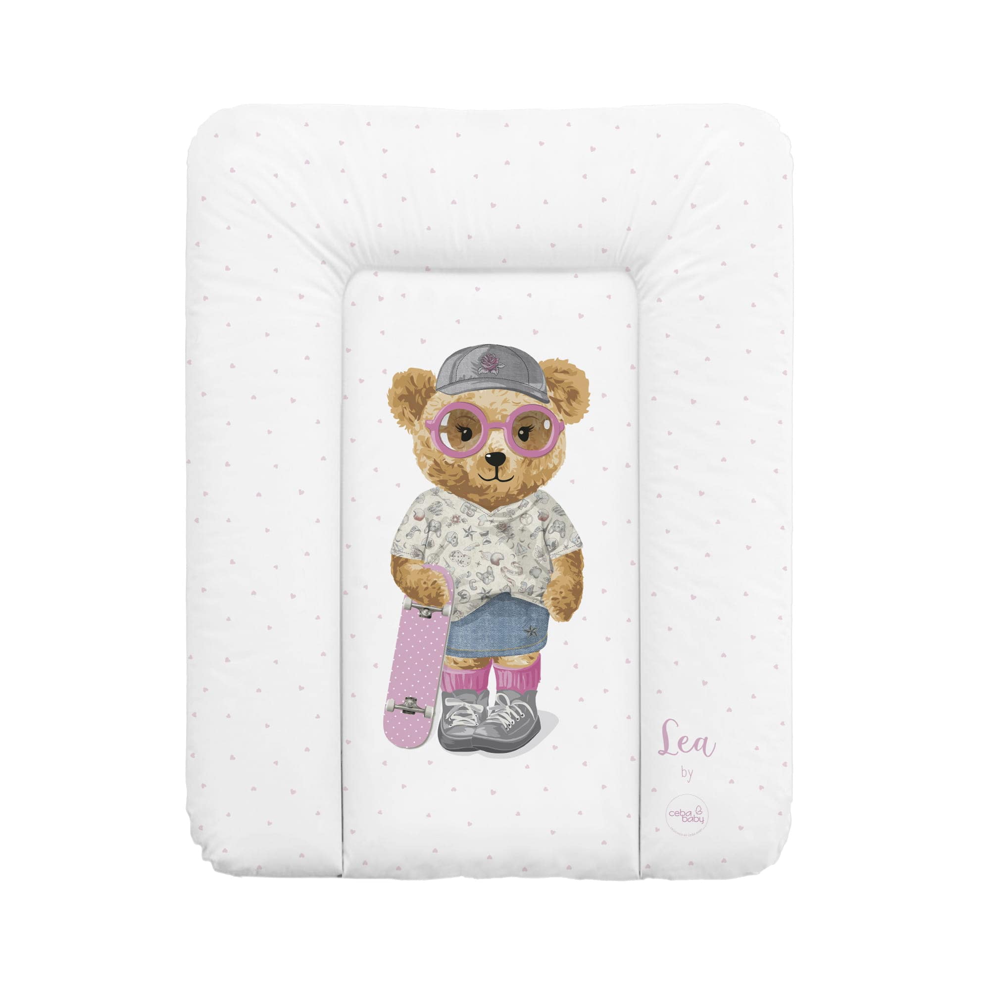 Пеленальный матрас 50x70 Fluffy Puffy Lea, Cebababy