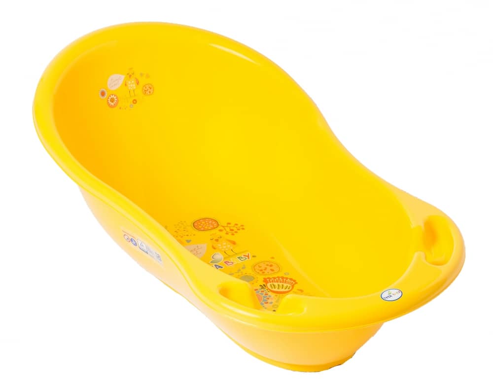 Дитяча ванна Tega Фольк 102 см жовтий, Tegababy