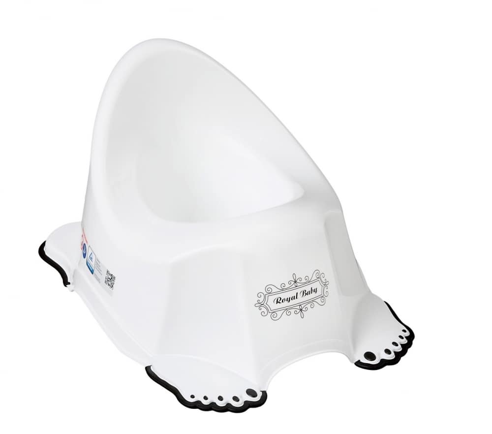 Дитячий горшок Tega Royal без музыки білий/чорний, Tegababy