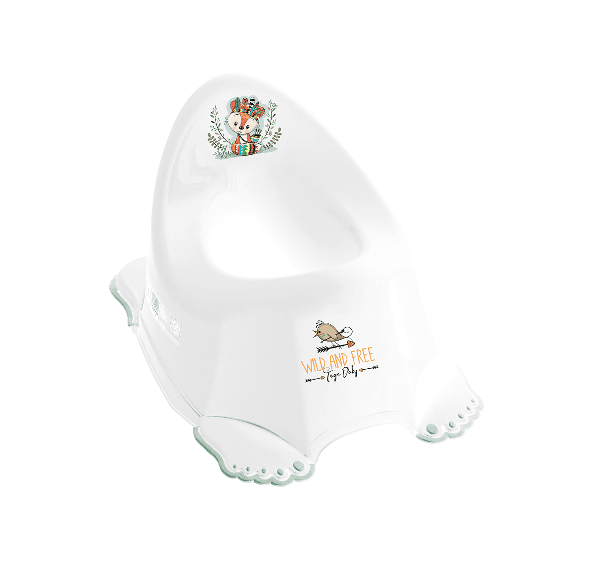 Дитячий горшок Tega Дикий запад Лисица білий/зелений, Tegababy