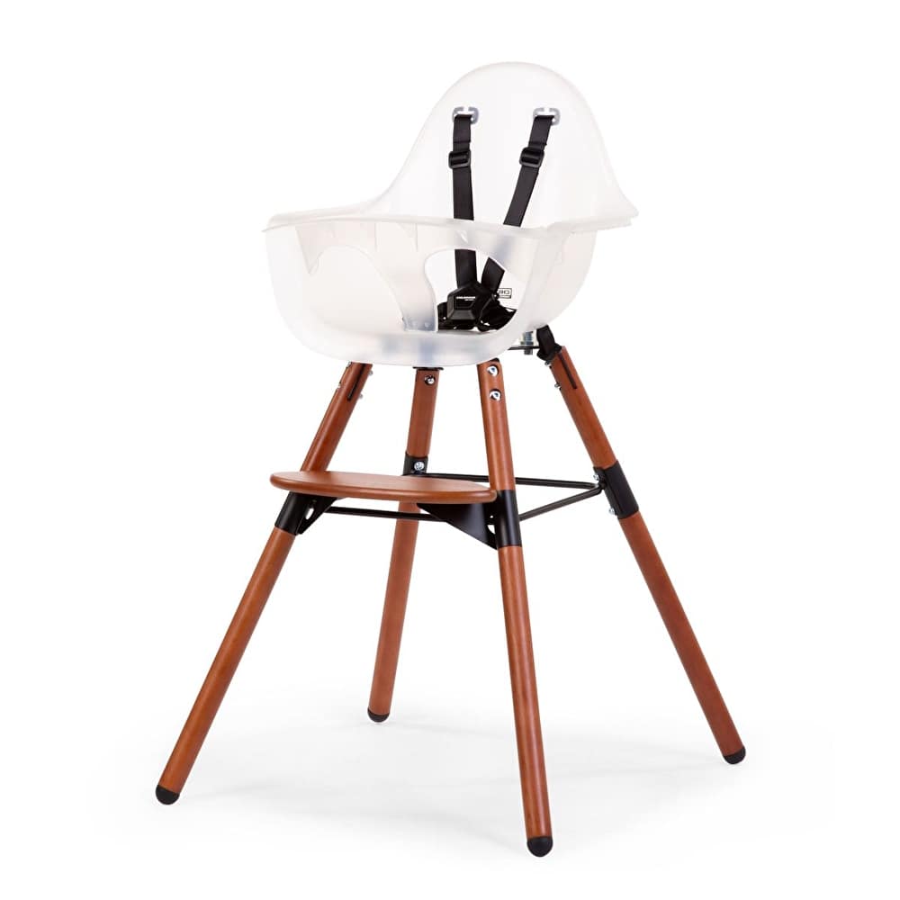 Стілець для годування Childhome Evolu 2 з бампером nut/frosted, арт. CHEVOCHFR