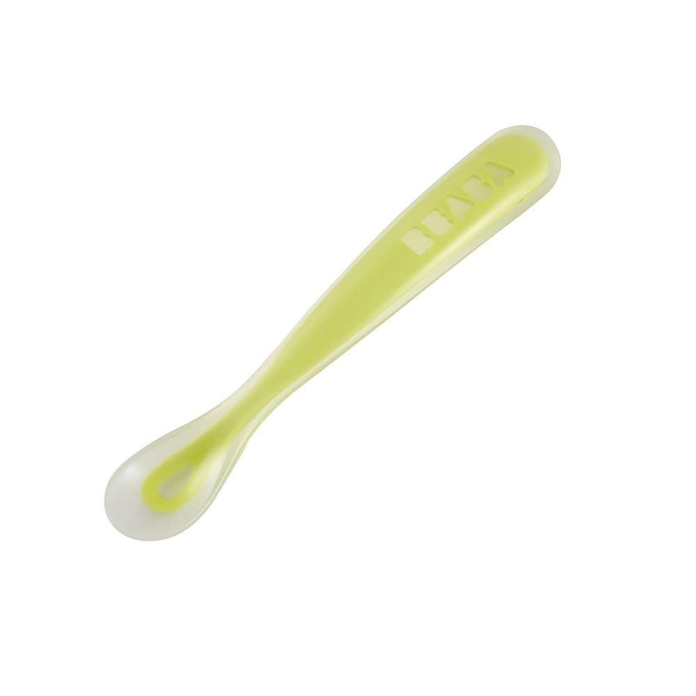 Силиконовая эргономическая ложка Beaba neon, арт. 913380