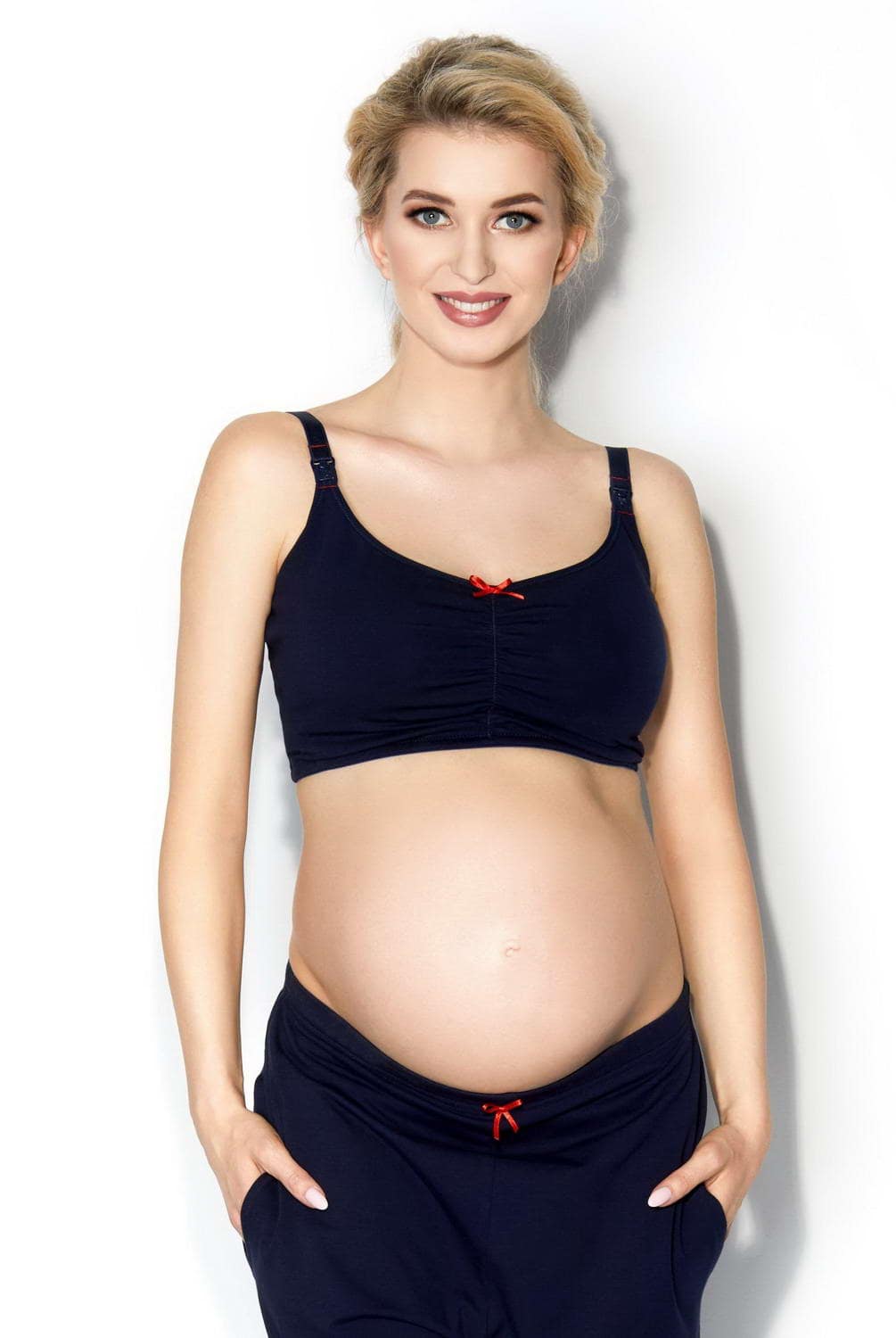 Бюстгальтер soft Easy navy для вагітних і годування, Mitex