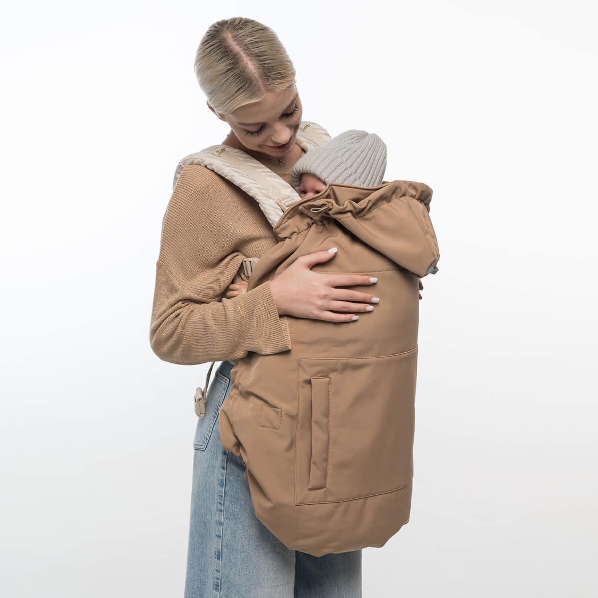 Мультисезонна слінгонакидка Softshell Пісок, Love&Carry