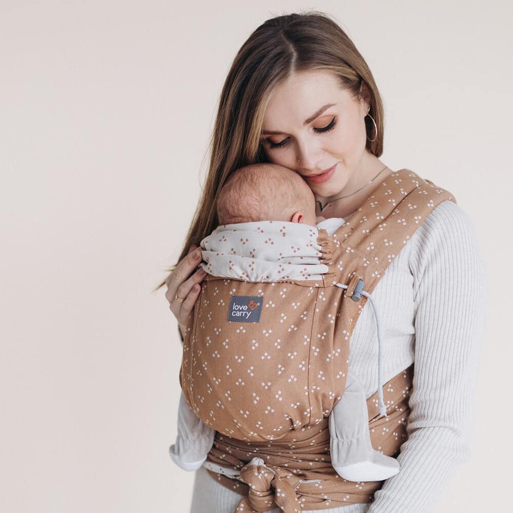 Слінг ЛавТай Organic - Кориця, Love&Carry