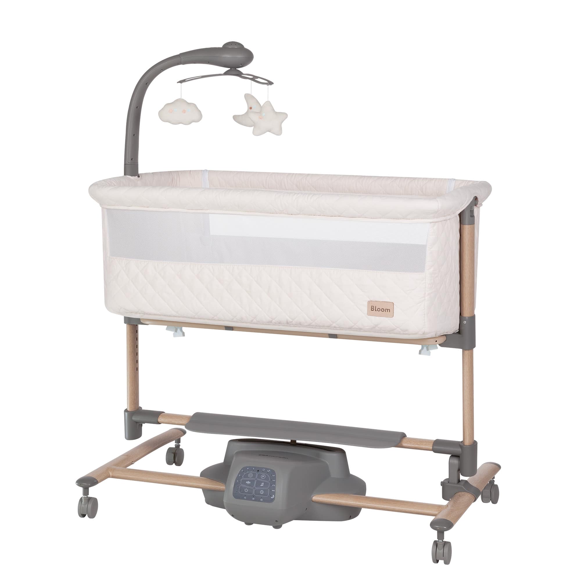 Дитяче ліжечко-гойдалка Bloom CRL-10304 Anchor Grey Wooden /1/, Carrello