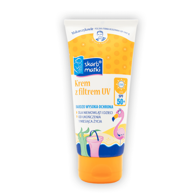 Крем з УФ-фільтром для немовлят та дітей SPF 50+ 75 мл, Skarb Matki