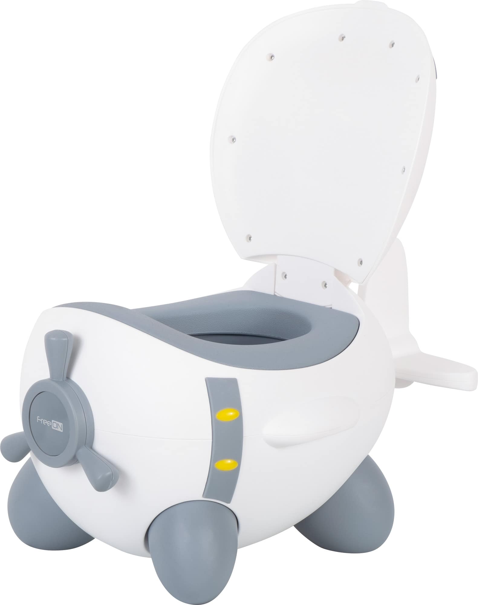 Дитячий горщик Plane, white - grey, FreeON
