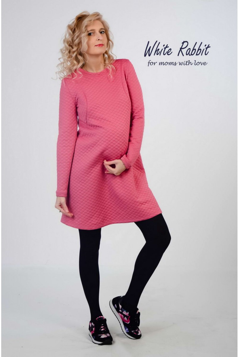 Сукня Рожева Пудра для вагітних і годування
