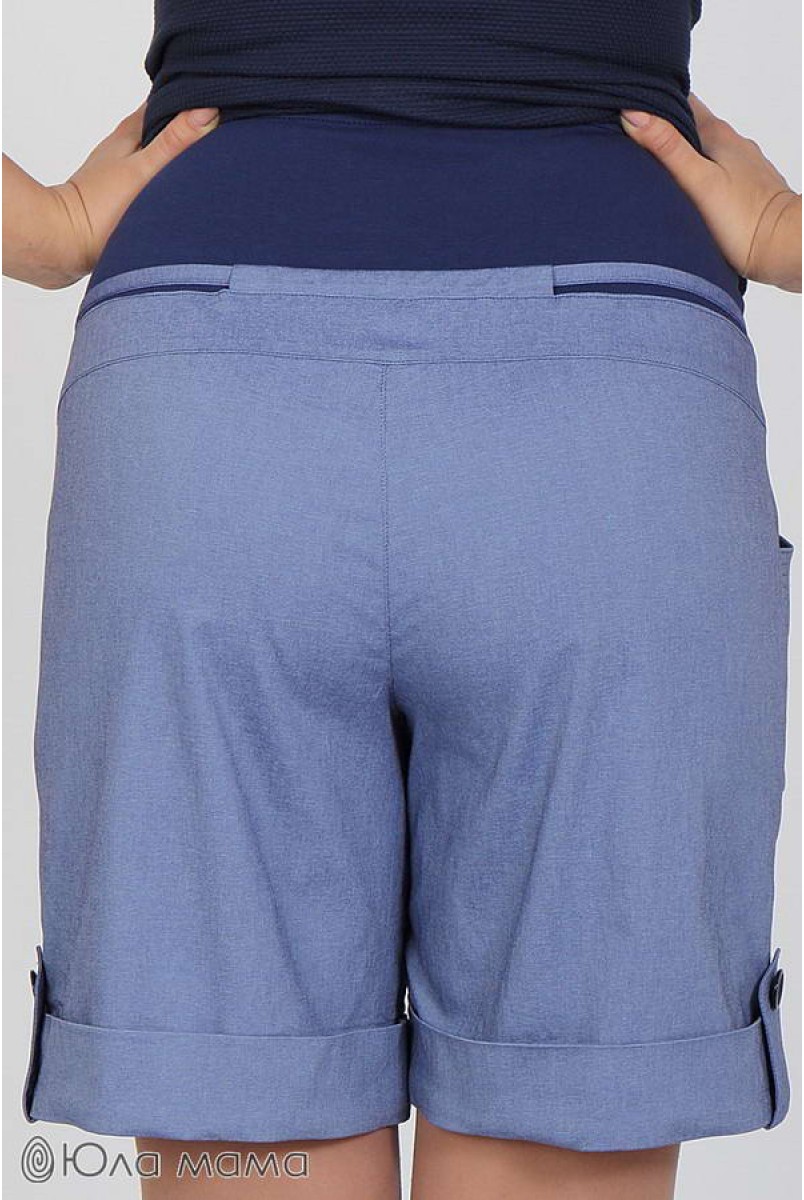 Шорты Tressi джинсово-синий для беременных