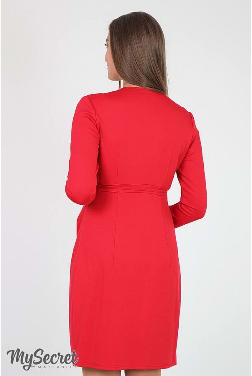 Платье Winona красный для беременных и кормящих