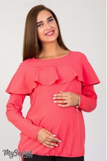 Блуза Avril коралл для беременных и кормящих