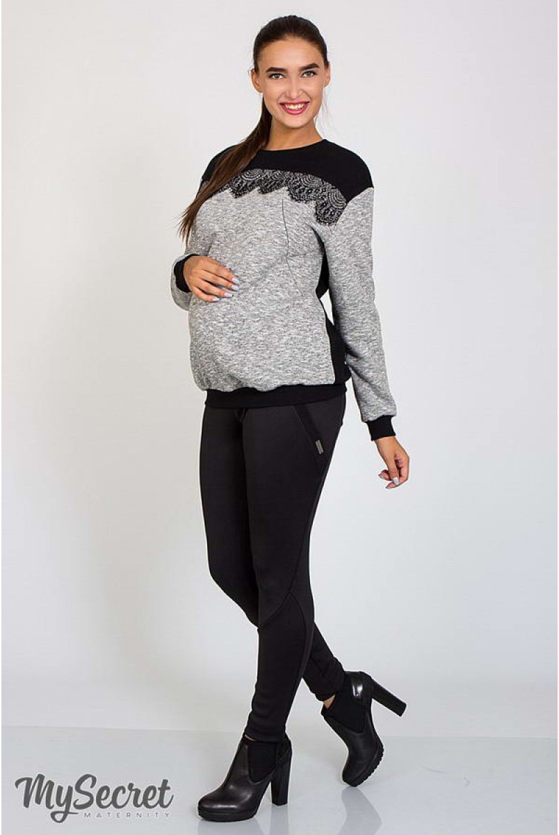 Брюки-лосины DIAZ черный для беременных