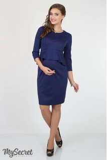 Платье Catherine синий для беременных и кормящих
