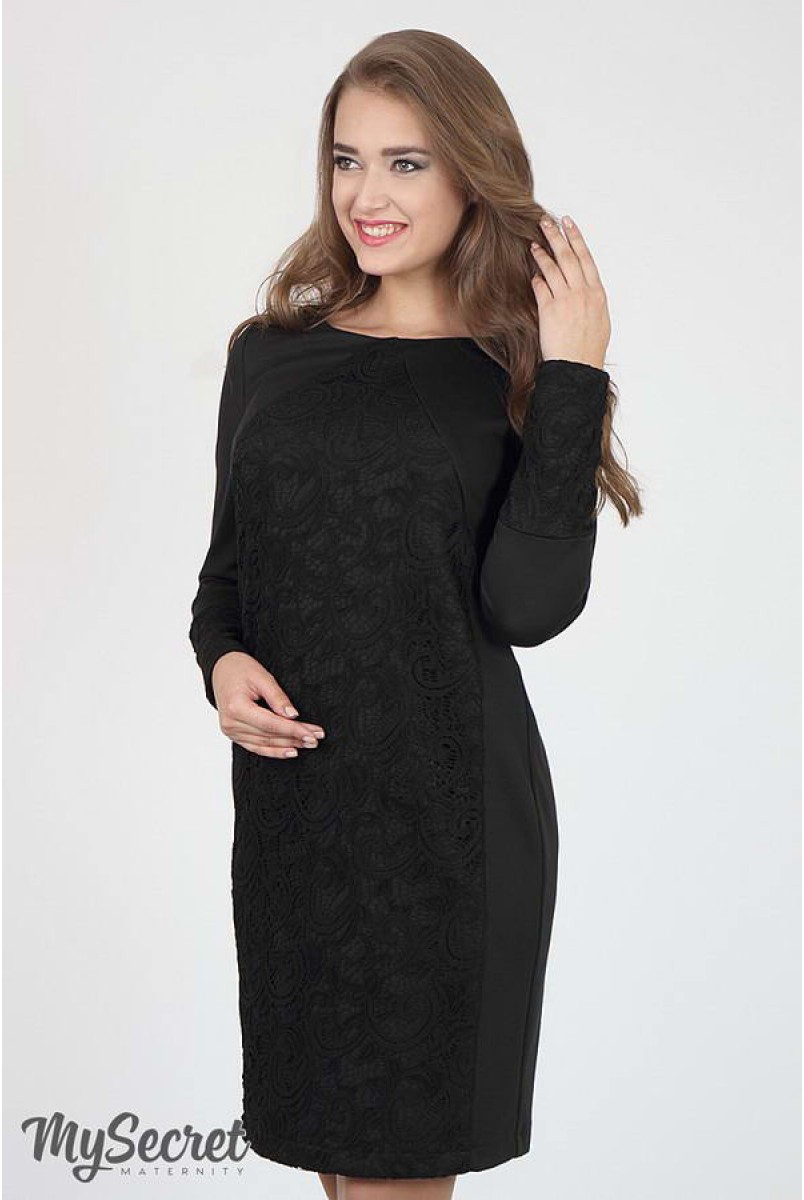 Сукня Alen чорний для вагітних і годування