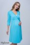 Халат Sinty блакитний для вагітних і годування